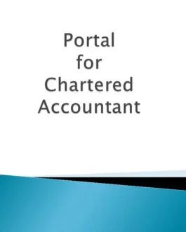 Portal for Chartered Accountant- Project Synopsis