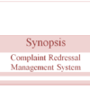 Online Complaint Redressal System - Project Synopsis