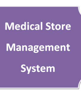 Medical Store Management System – Project Report